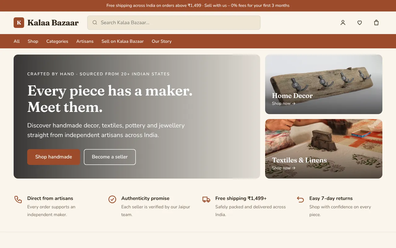 AI-generated marketplace preview