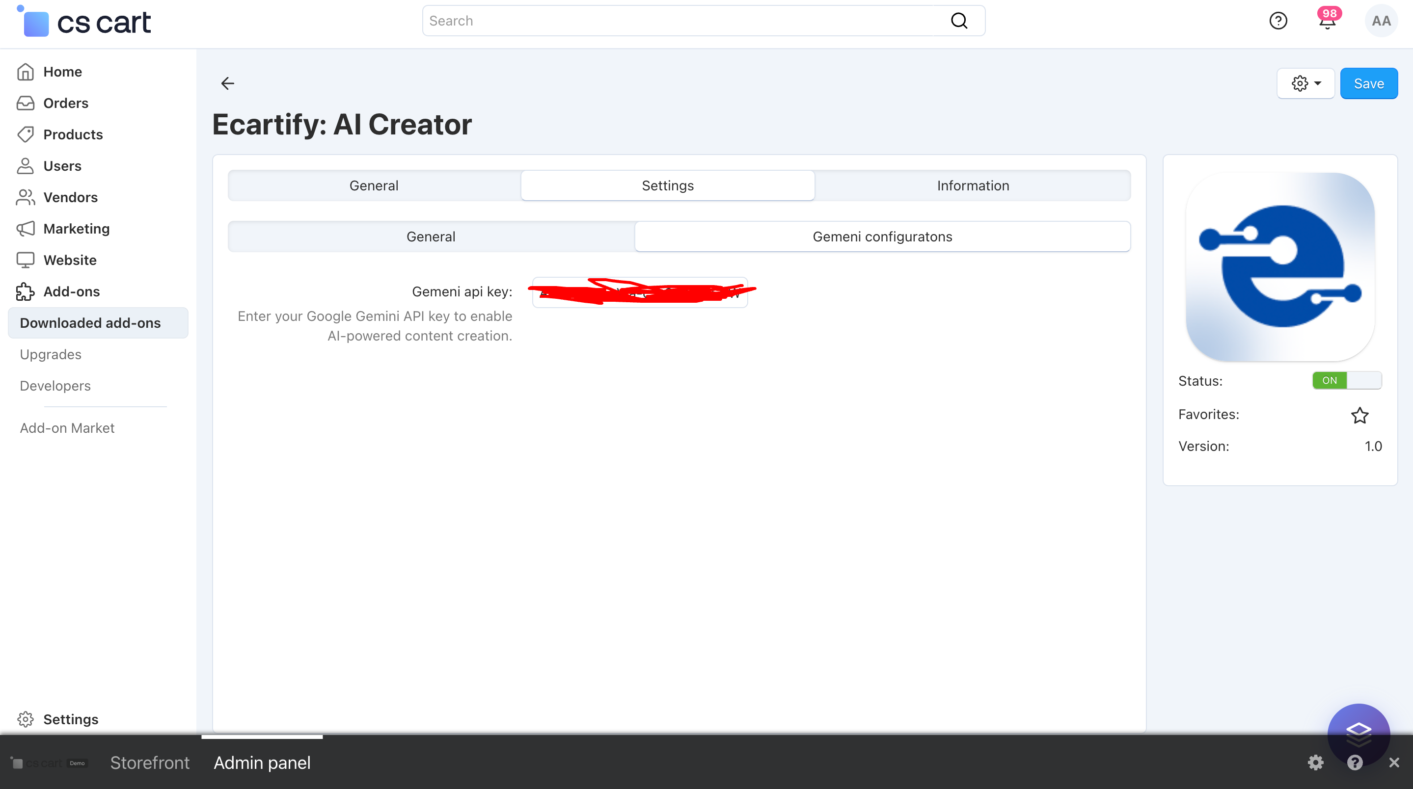 AI Creator Addon