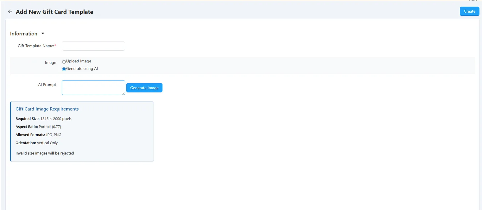 Extended Gift Certificate AI Powered