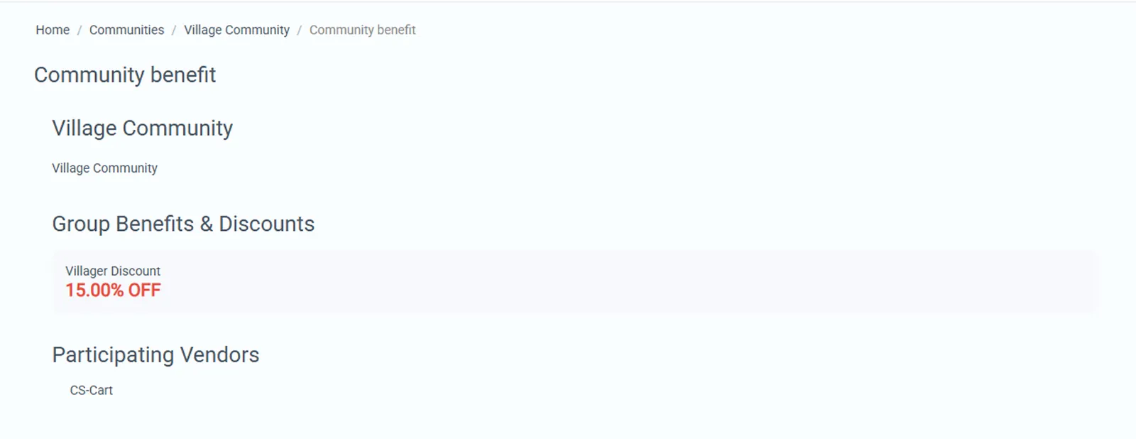 Marketplace Community Groups Addon