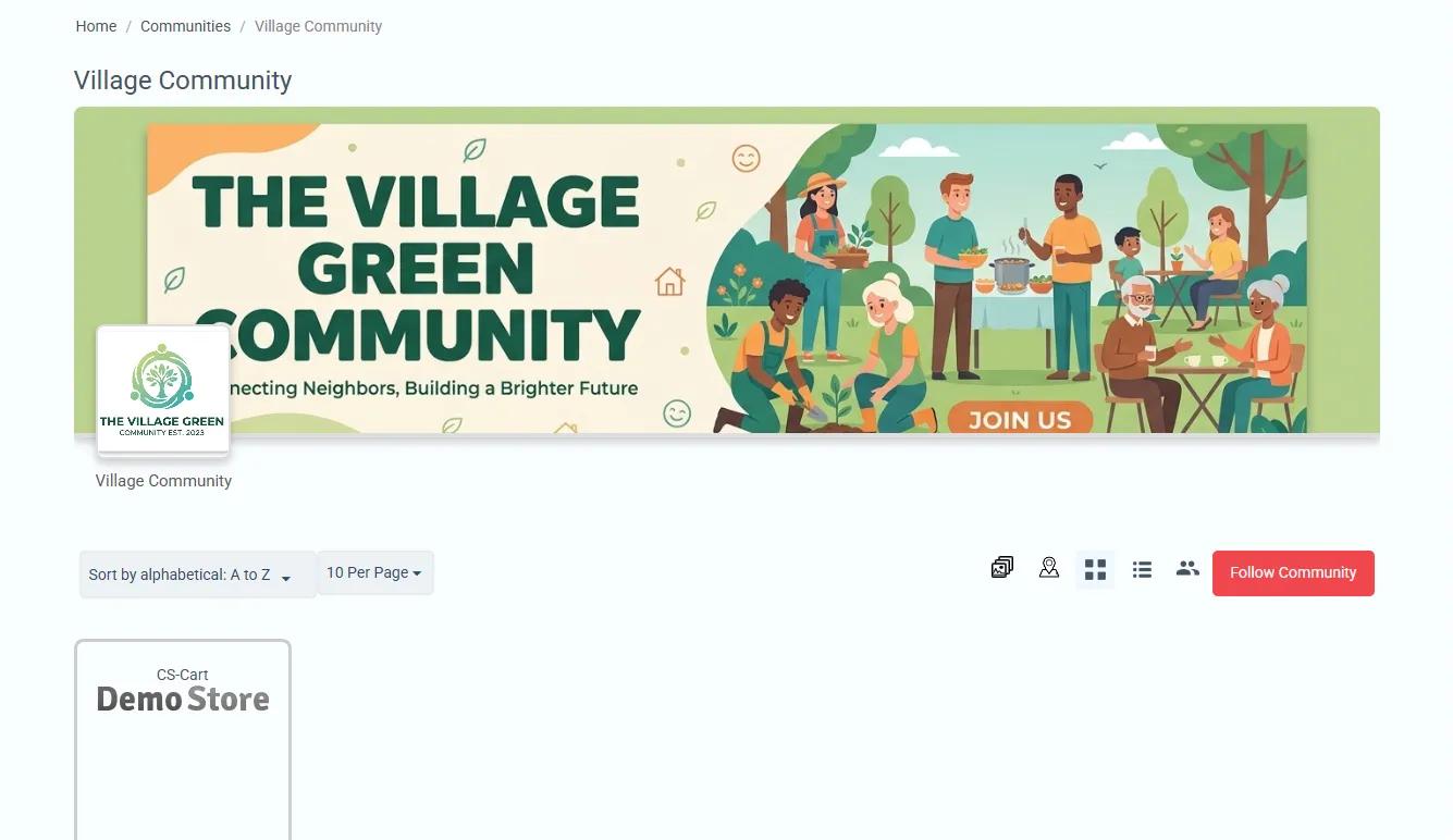 Marketplace Community Groups Addon