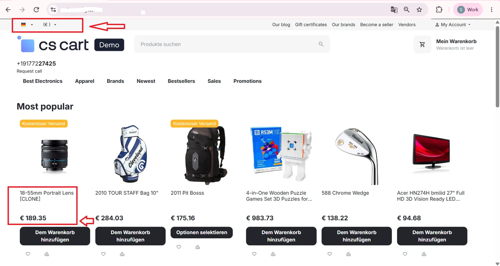 Storefront Price Change After Markup Update