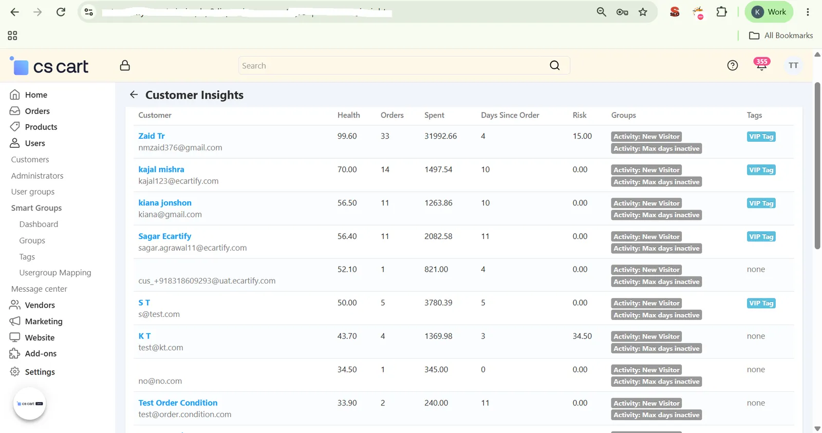Existing Mappings table showing type, Smart Group ID, target Usergroup, and sync behavior