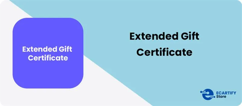Extended Gift Certificate