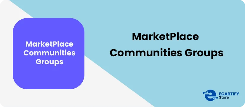 Marketplace Community Groups