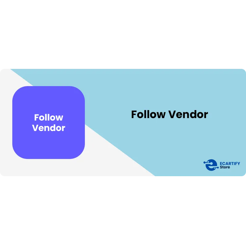 Follow Vendor