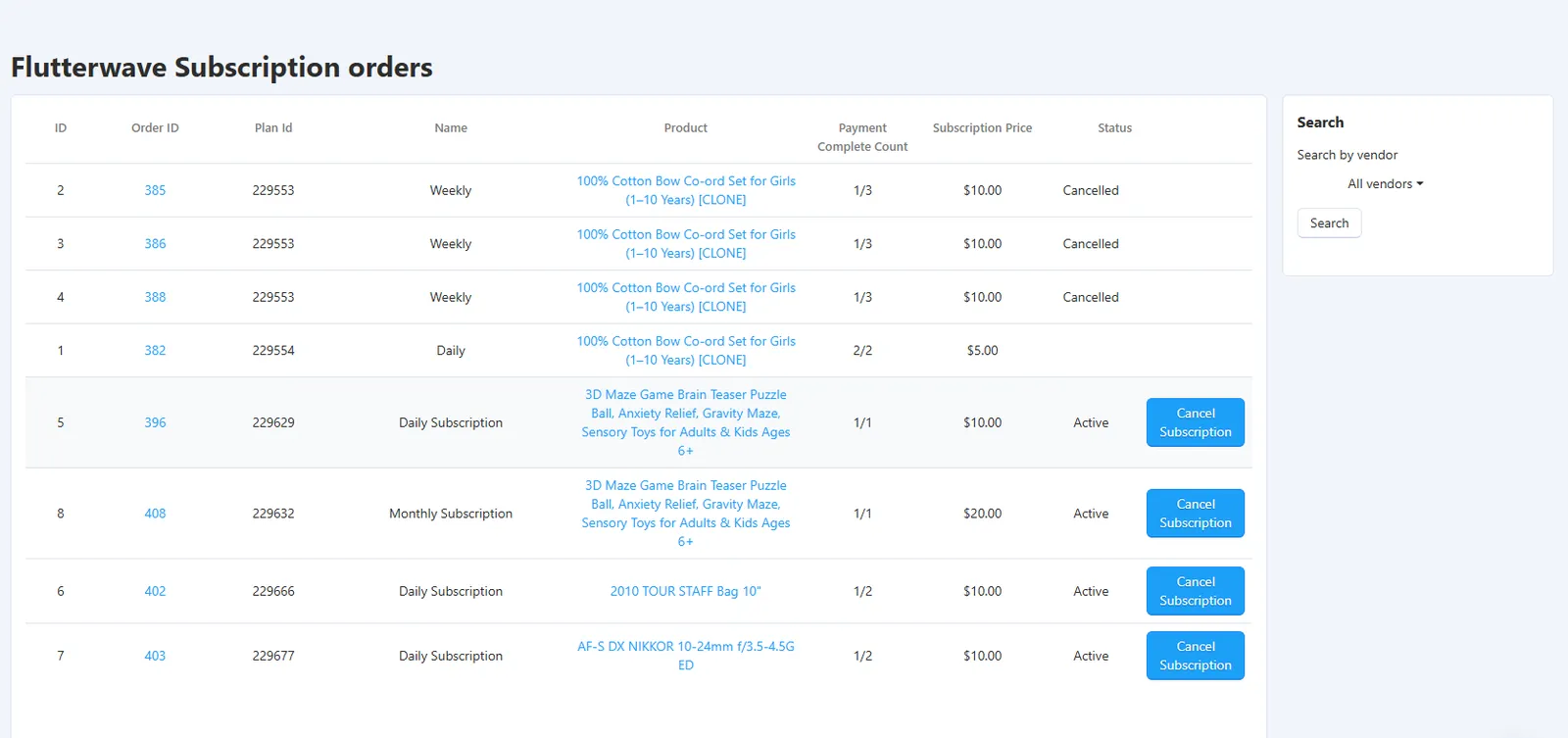 Ecartify: Flutterwave Payment Gateway